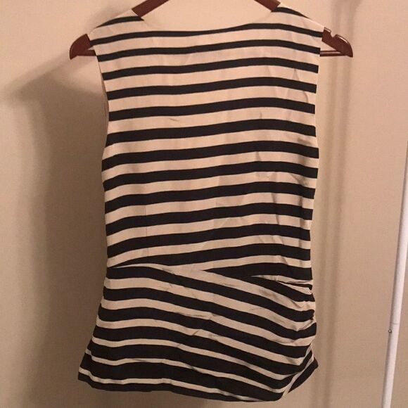 J Crew Cross Front Silk Tank - Size 0 - Picture 7 of 7